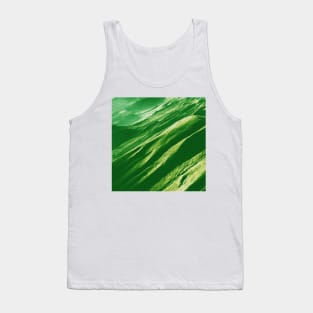 Tropical Green Mountains Oil Effects 5 Tank Top